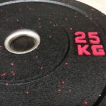 Disco Gommato Olimpico Hi-Temp Bumper 25 KG - Colore Puntini - immagine 5