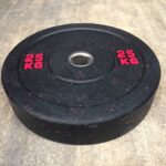 Disco Gommato Olimpico Hi-Temp Bumper 25 KG - Colore Puntini - immagine 6