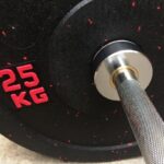 Disco Gommato Olimpico Hi-Temp Bumper 25 KG - Colore Puntini - immagine 2