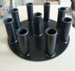 Rastrelliera Porta Bilancieri Verticale Circolare Da Terra - immagine 2