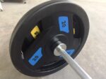 Set di Dischi Olimpici Gommati Trigrip + Bilanciere Team Line 145KG - immagine 4