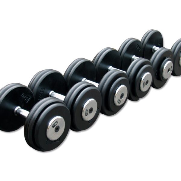 Set Manubri in Gomma 2,5-25KG/10 paia/275kg