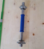 kratka šipka s plavim gumiranim rukohvatom