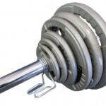 SET DI PESI OLIMPICI IN FERRO 100KG - Bilanciere Team Line