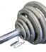 SET DI PESI OLIMPICI IN FERRO 100KG - Bilanciere Team Line
