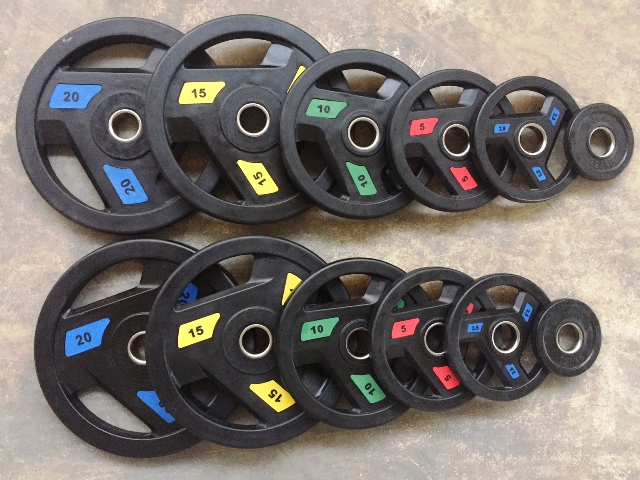 PIASTRA OLIMPICA GOMMATA TRIGRIP 5KG