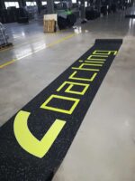 Piastra 50cm x 50cm, Spessore 10mm Pavimento Antitrauma in Gomma, SBR, Nera - immagine 12