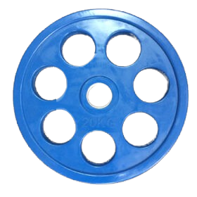 Disco Olimpico Gommato 7-GRIP 20 Kg