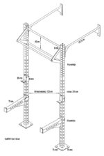WALL MOUNT SINGLE PULL UP RIG