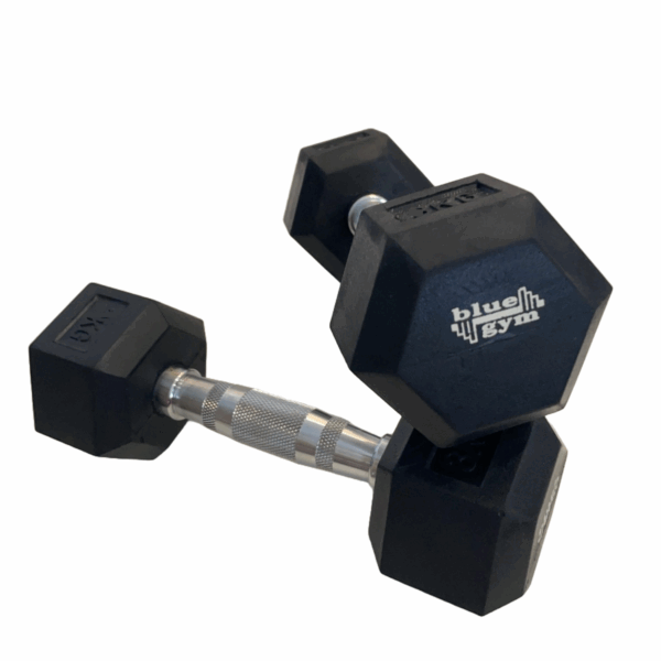 Manubrio esagonale gommato