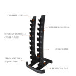 Rastrelliera Verticale per Manubri Club (10 Coppie) - immagine 3