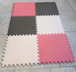 Tappeto 50cm x 50cm x 1,2cm/ Set 6 pezzi- 1,5m2 Puzzle Tricolore - immagine 3