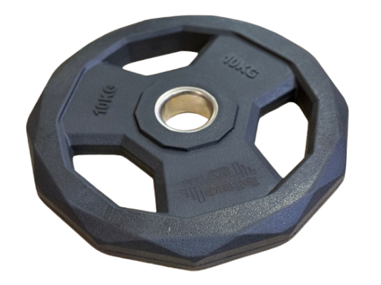 Disco olimpico ghisa rivestito PEV 10 kg