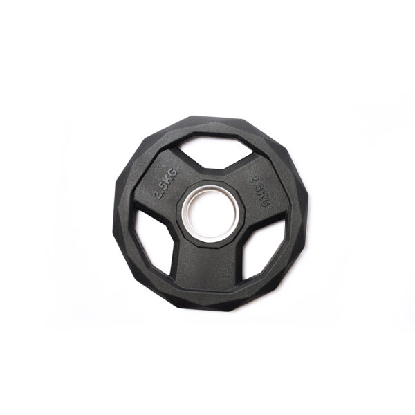 Disco olimpico ghisa rivestito PEV 2,5 Kg