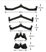 MAG GRIP Set di attacchi per cavo (5 pezzi) – kit di maniglie ergonomiche per macchine a cavo