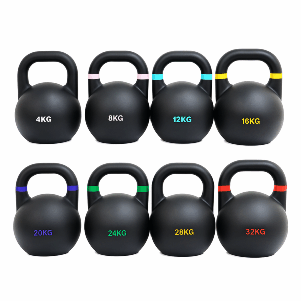 Set di Kettlebell Pro Grade 4–32 KG (8 pezzi)
