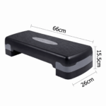 Aerobic step regolabile 67×27 cm per allenamento cardio - immagine 2