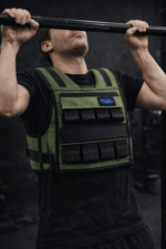 Gilet zavorrato regolabile 16 kg per trazioni e functional training - immagine 3