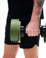 Manubrio Regolabile MOTIOX 2-32 kg – 16 Manubri in 1 – Verde - immagine 3