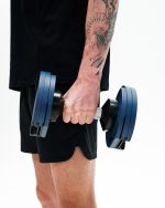 Manubrio Regolabile MOTIOX 2-24 kg – 12 Manubri in 1 – Blu - immagine 4