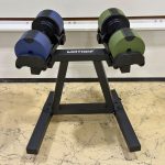 Manubrio Regolabile MOTIOX PRO 2-32 kg – Acciaio Pieno – Blu - immagine 5