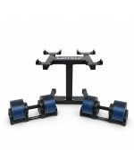 Set 2 Manubri Regolabili MOTIOX PRO 2–32 kg + Rack – Blu